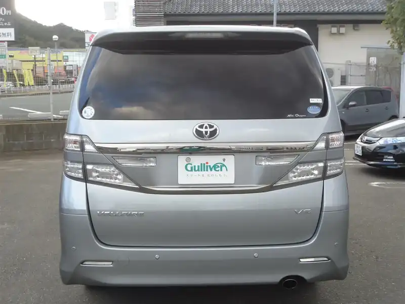 カタログ画像：ヴェルファイア（VELLFIRE） ２．４Ｚ Ｇエディション 2014年4月 DBA-ANH25W 2400cc グレーメタリック 燃費10.2km / l バック