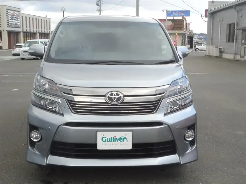 カタログ画像：ヴェルファイア（VELLFIRE） ２．４Ｚ Ｇエディション 2014年4月 DBA-ANH25W 2400cc グレーメタリック 燃費10.2km / l フロント