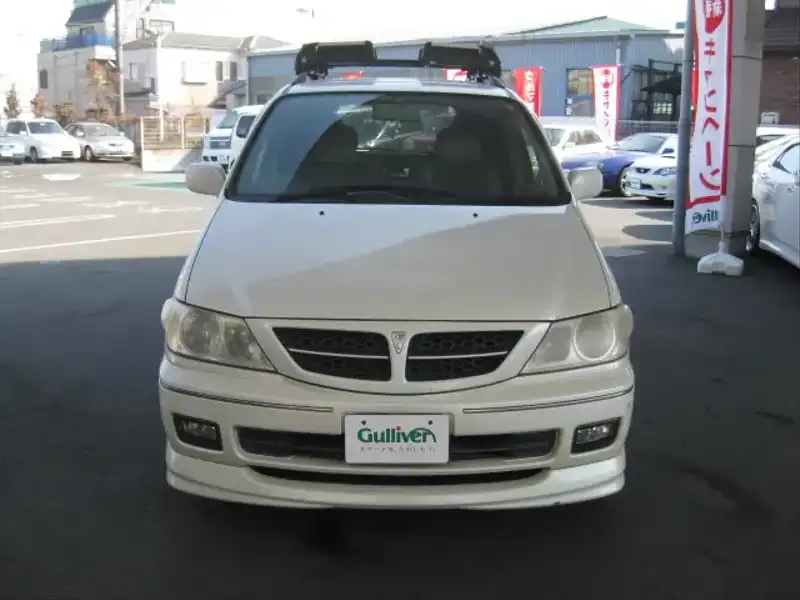 カタログ画像：プレサージュ（PRESAGE） ハイウェイスター 2001年8月 TA-TU30 2500cc ホワイトパール（３Ｐ）ｏｒホワイトパール（３Ｐ）（スーパーファインハードコート） 燃費10.6km / l  フロント