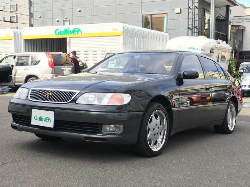 カタログ画像：アリスト（ARISTO） ３．０Ｑ Ｌパッケージ装着車 1995年8月 E-JZS147 3000cc ブラック 燃費8.0km / l  メイン（その他）