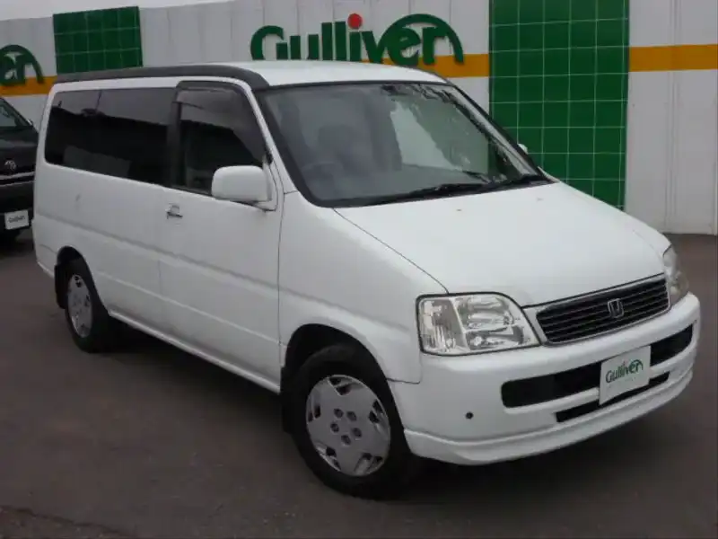 カタログ画像：ステップワゴン（STEPWAGON） デラクシー フィールドデッキ 回転対座シート 2000年8月 GF-RF2 2000cc タフタホワイト 燃費10.2km / l  メイン（その他）