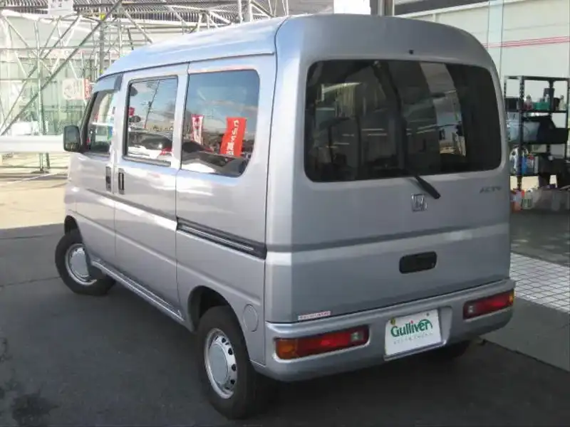 カタログ画像：アクティバン（ACTY VAN） タウン 1999年6月 GD-HH5 660cc ボーグシルバーメタリック 燃費16.6km / l  バック