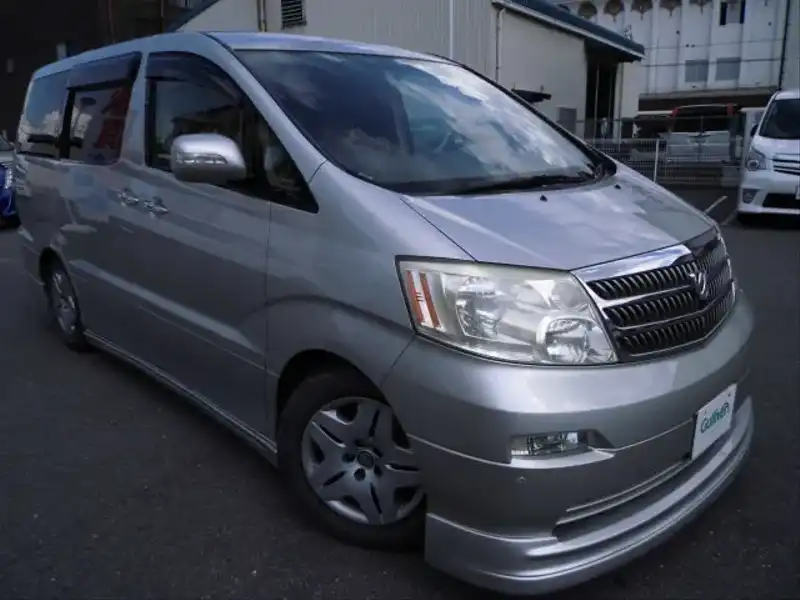 カタログ画像：アルファードＧ（ALPHARD G） ＡＸ Ｌエディション サイドリフトアップシート装着車 2004年2月 CBA-ANH10W 2400cc シルバーメタリック 燃費9.7km / l  メイン（その他）