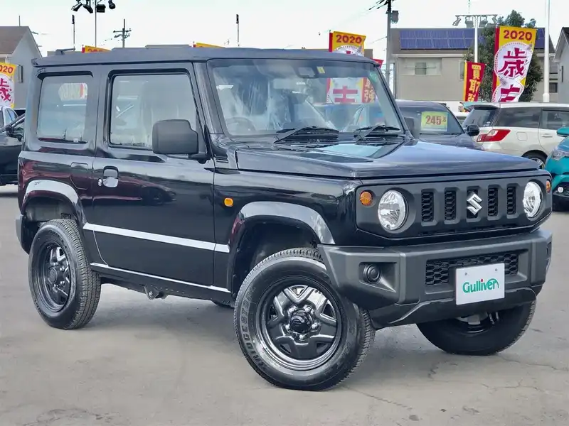 カタログ画像：ジムニー（JIMNY） ＸＧ 2021年10月 3BA-JB64W 660cc ブルーイッシュブラックパール3 燃費14.3km / l メイン