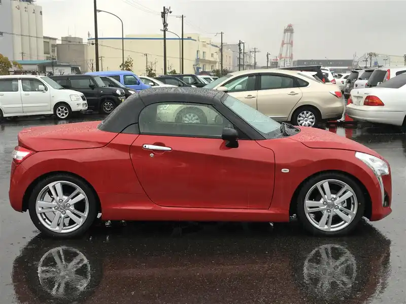 カタログ画像：コペン（COPEN） ローブ 2016年4月 DBA-LA400K 660cc マタドールレッドパール 燃費22.2km / l 外装