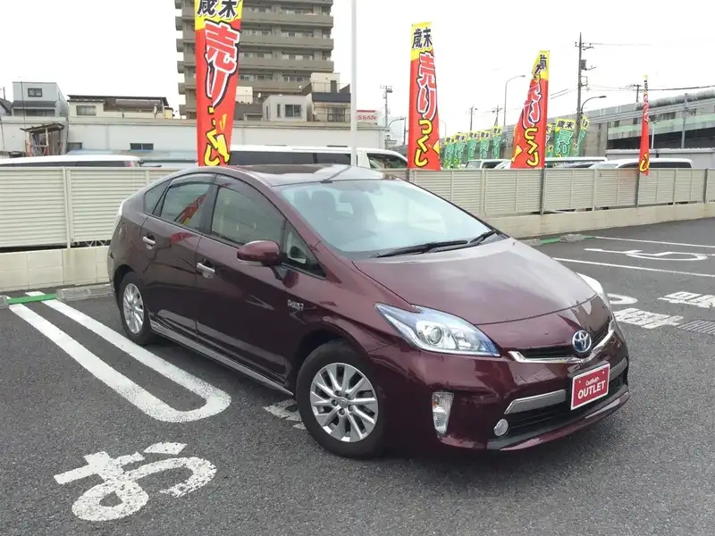 カタログ画像：プリウスＰＨＶ（PRIUS PHV） Ｇ 2012年11月 DLA-ZVW35 1800cc ボルドーマイカ 燃費31.6km / l メイン（その他）