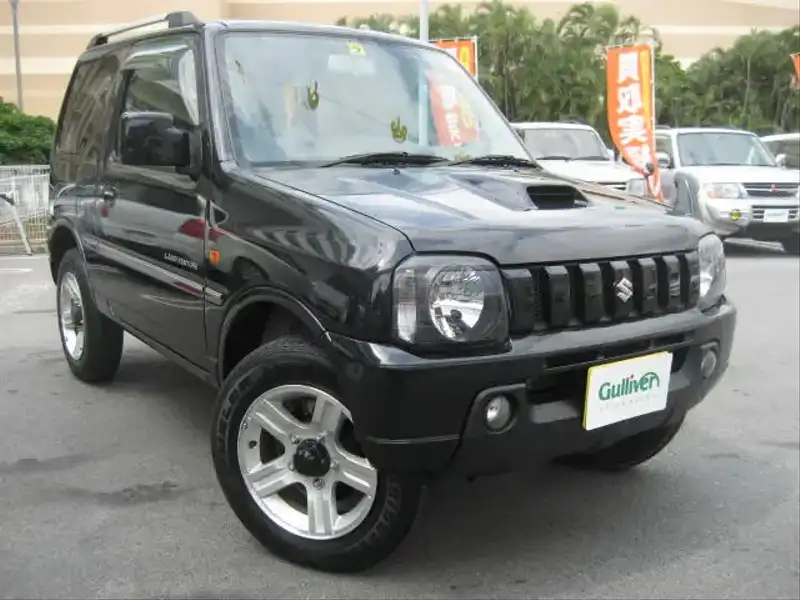 カタログ画像：ジムニー（JIMNY） ランドベンチャー 2007年6月 ABA-JB23W 660cc ブルーイッシュブラックパール３ 燃費16.4km / l  メイン（その他）