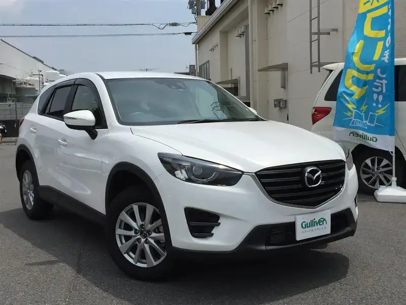 カタログ画像：ＣＸ－５（CX-5） ＸＤ 2015年1月 LDA-KE2FW 2200cc クリスタルホワイトパールマイカ 燃費18.4km / l メイン