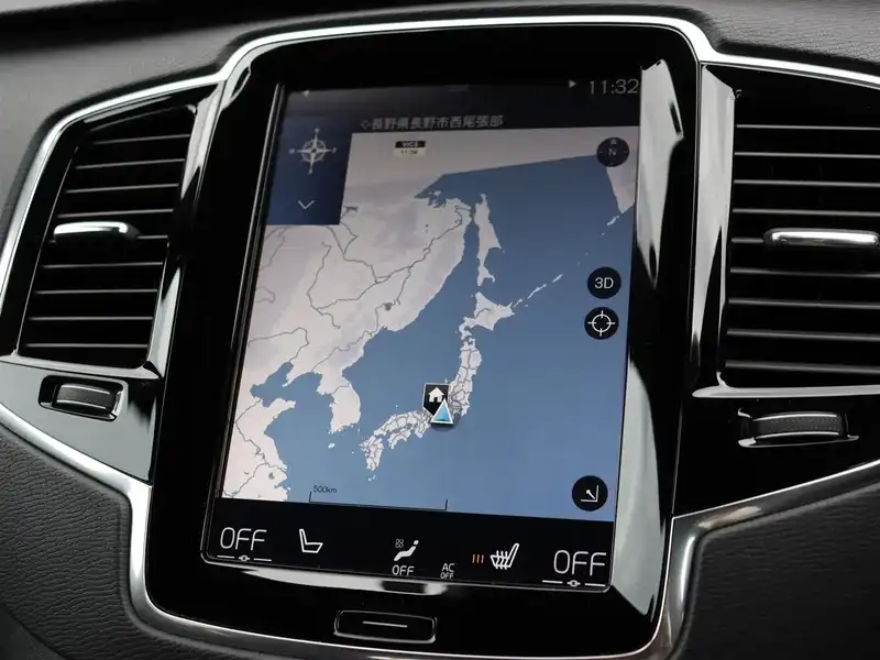 カタログ画像：ＸＣ９０（XC90） Ｔ６ ＡＷＤ Ｒデザイン 2016年1月 DBA-LB420XC 2000cc オニキスブラックメタリック 燃費11.7km / l 内装