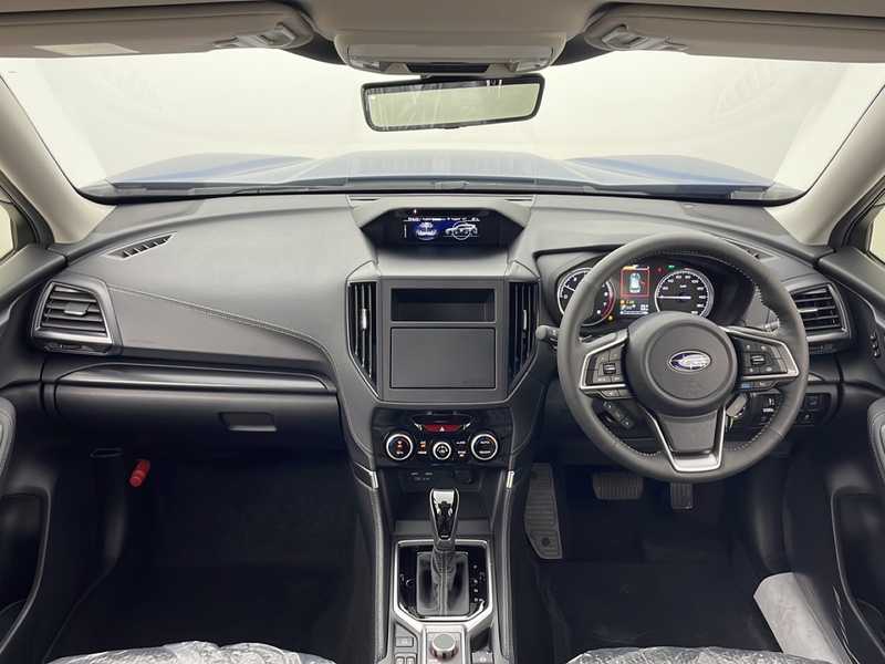 カタログ画像：フォレスター（FORESTER） ＳＴＩスポーツ ブラックインテリアセレクション 2024年4月 4BA-SK5 1800cc オフショアブルー・メタリック 燃費13.6km / l 内装