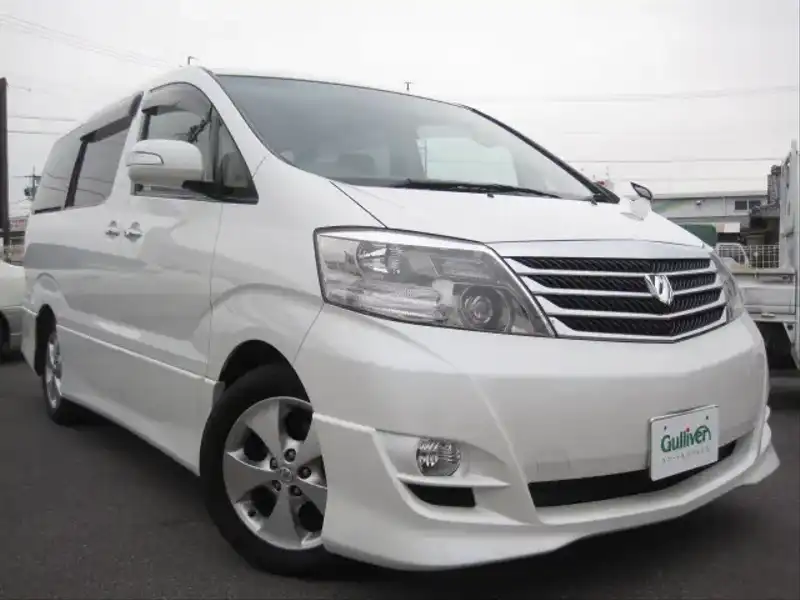 カタログ画像：アルファードＧ（ALPHARD G） ＭＳ プライムセレクションⅡ 2007年6月 CBA-MNH10W 3000cc ホワイトパールクリスタルシャイン 燃費8.9km / l  メイン