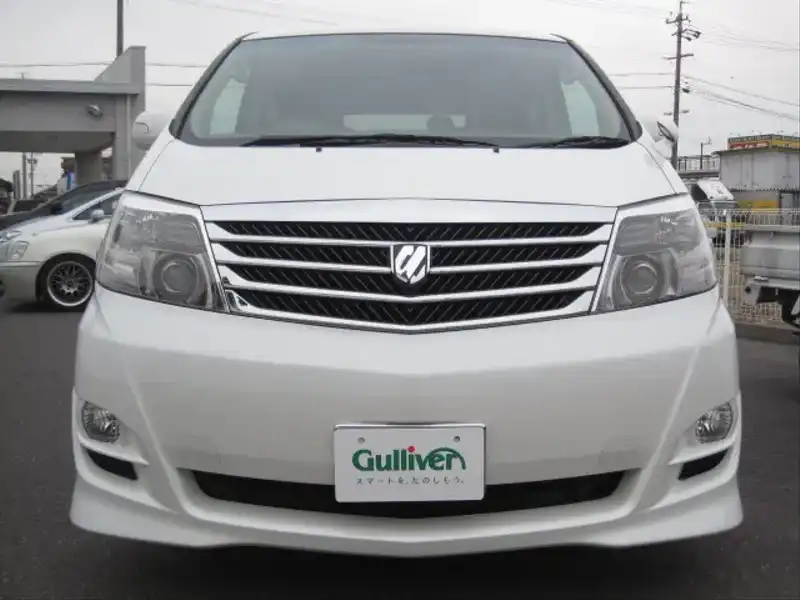 カタログ画像：アルファードＧ（ALPHARD G） ＭＳ プライムセレクションⅡ 2007年6月 CBA-MNH10W 3000cc ホワイトパールクリスタルシャイン 燃費8.9km / l  フロント