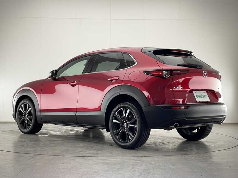 カタログ画像：ＣＸ－３０（CX-30） ＸＤ ブラックセレクション 2024年12月 3DA-DM8R 1800cc ソウルレッドクリスタルメタリック 燃費18.7km / l バック