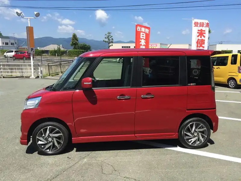 カタログ画像：スペーシアカスタム（SPACIA CUSTOM） ＸＳ 2015年5月 DAA-MK42S 660cc フェニックスレッドパール 燃費29.0km / l 外装