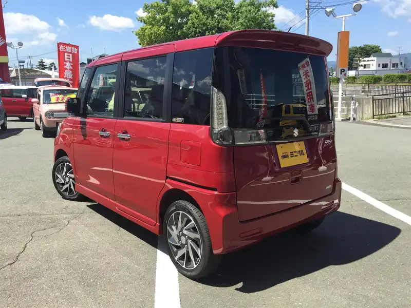 カタログ画像：スペーシアカスタム（SPACIA CUSTOM） ＸＳ 2015年5月 DAA-MK42S 660cc フェニックスレッドパール 燃費29.0km / l 外装