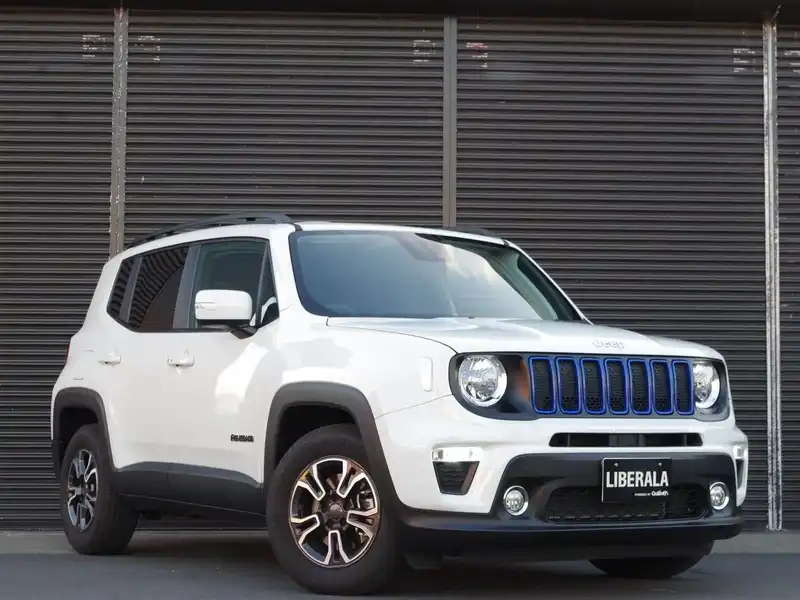 カタログ画像：ジープ・レネゲード（JEEP RENEGADE） ロンジチュード 2019年5月 3BA-BU13 1300cc アルパインホワイトクリアコート 燃費13.5km / l メイン