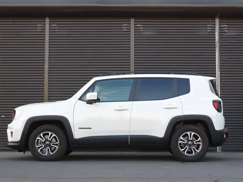 カタログ画像：ジープ・レネゲード（JEEP RENEGADE） ロンジチュード 2019年5月 3BA-BU13 1300cc アルパインホワイトクリアコート 燃費13.5km / l 外装