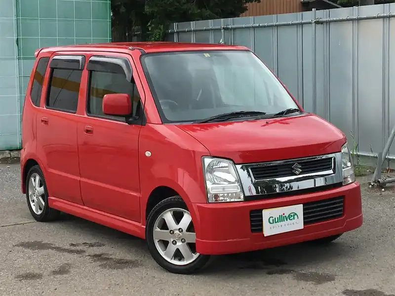 カタログ画像：ワゴンＲ（WAGON R） ＦＸ－Ｓリミテッド 2004年12月 CBA-MH21S 660cc ブライトレッド２ 燃費18.8km / l  メイン（その他）