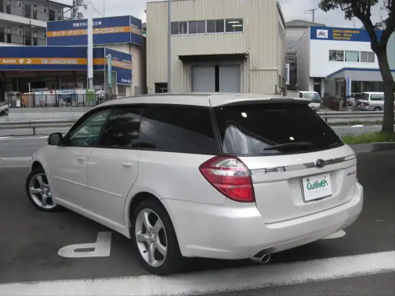 10040650 | カタログ画像：レガシィツーリングワゴン（LEGACY TOURING WAGON） ２．０ｉ ブライトン 2007年5月 CBA-BP5 2000cc サテンホワイト・パール バック