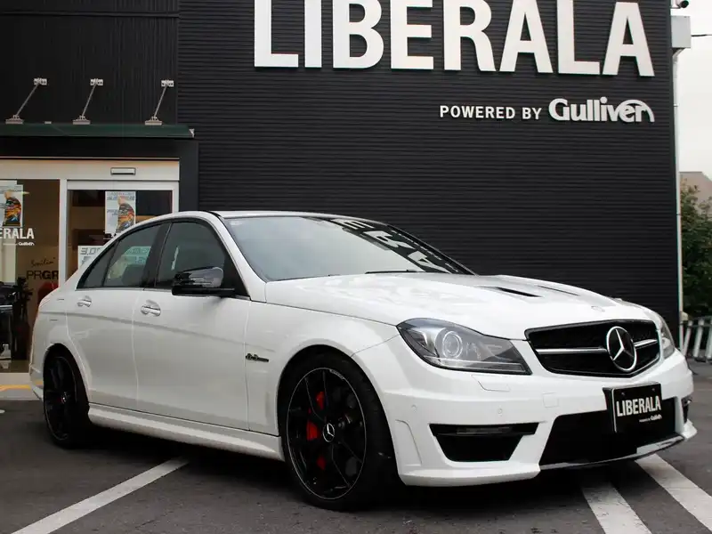 カタログ画像：Ｃクラス（C-CLASS） Ｃ６３ ＡＭＧ エディション５０７ 2014年4月 ABA-204507 6300cc ポーラーホワイト（Ｓ） メイン