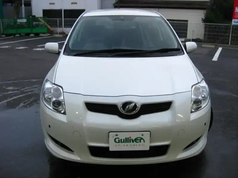 カタログ画像：オーリス（AURIS） １５０Ｘ Ｓパッケージ 2006年10月 DBA-NZE151H 1500cc ホワイトパールクリスタルシャイン 燃費17.6km / l  フロント