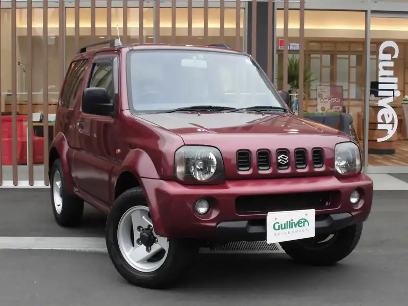 カタログ画像：ジムニーワイド（JIMNY WIDE） ＪＺ 1998年1月 GF-JB33W 1300cc ボルドーレッドパール 燃費14.6km / l  メイン（その他）