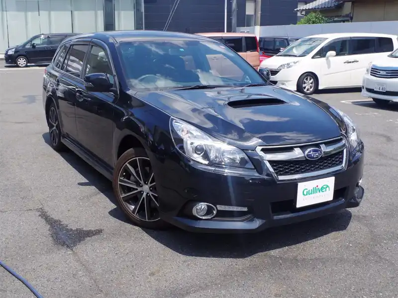 カタログ画像：レガシィツーリングワゴン（LEGACY TOURING WAGON） ２．０ＧＴ ＤＩＴ スペックＢアイサイト 2013年11月 DBA-BRG 2000cc ディープシーブルー・パール 燃費12.4km / l メイン