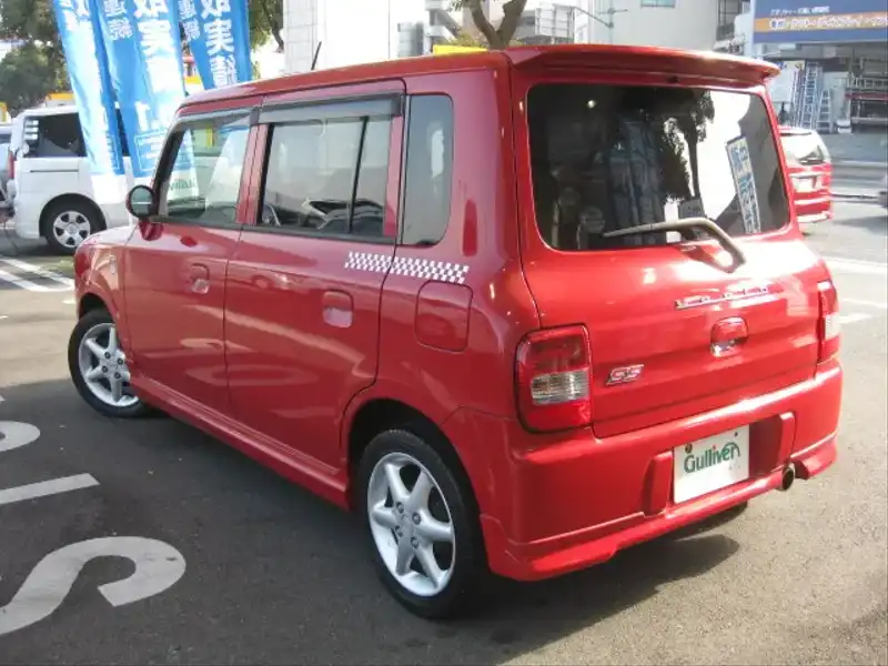 カタログ画像：アルトラパン（ALTO LAPIN） ＳＳ 2007年5月 ABA-HE21S 660cc ブライトレッド２ 燃費18.0km / l  バック