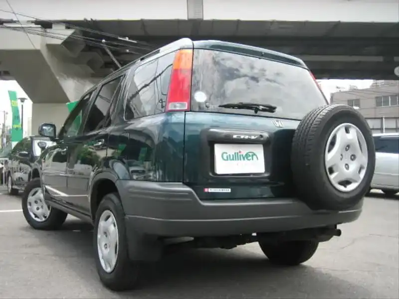 2002510 | カタログ画像：ＣＲ－Ｖ（CR-V） ＣＲ－Ｖ 1996年9月 E-RD1 2000cc サイプレスグリーン・パール バック