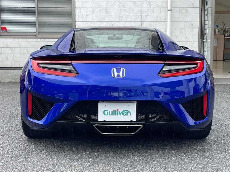 カタログ画像：ＮＳＸ（NSX） ＮＳＸ タイプＳ 2022年7月 5AA-NC1 3500cc ヌーベルブルー・パールorロングビーチブルー・パール 燃費10.6km / l バック