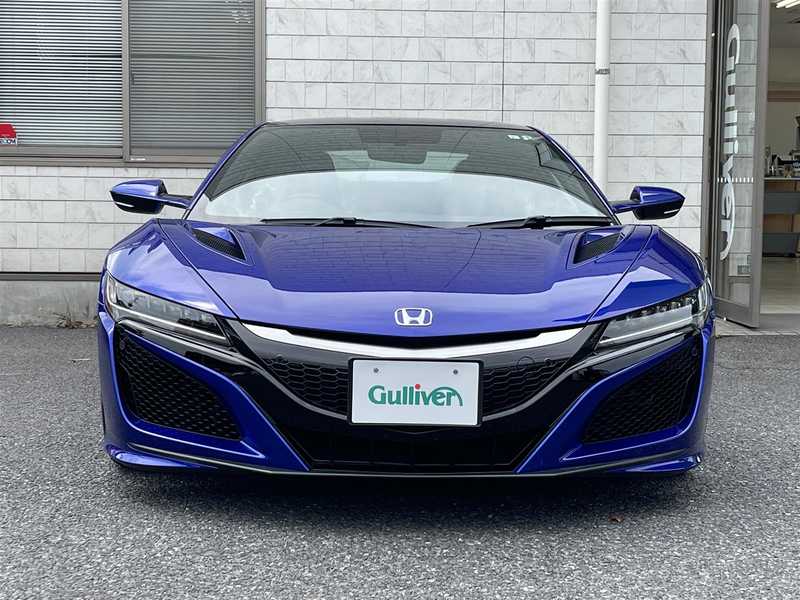 カタログ画像：ＮＳＸ（NSX） ＮＳＸ タイプＳ 2022年7月 5AA-NC1 3500cc ヌーベルブルー・パールorロングビーチブルー・パール 燃費10.6km / l フロント