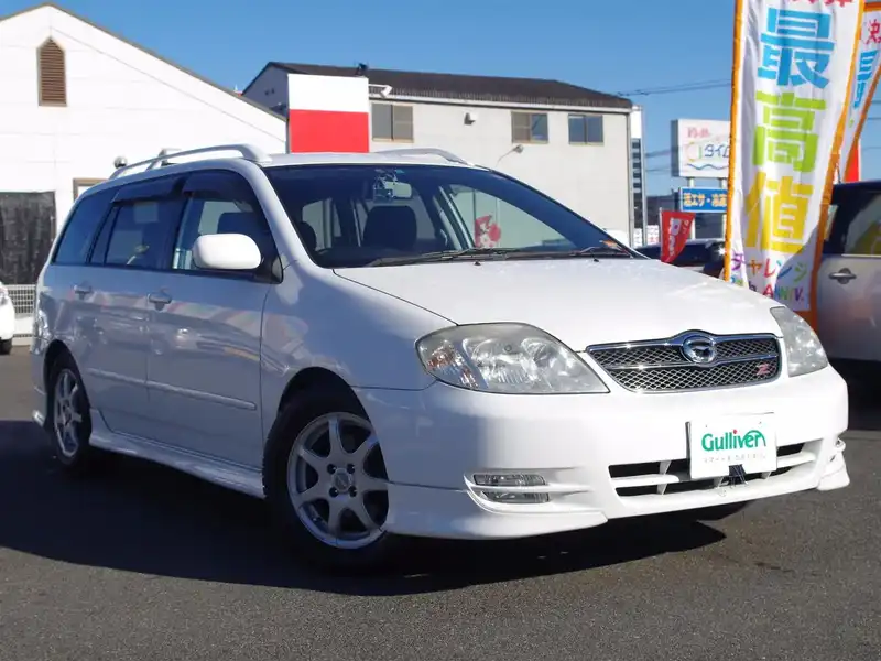 カタログ画像：カローラフィールダー（COROLLA FIELDER） Ｚエアロツアラー 2002年9月 TA-ZZE123G 1800cc スーパーホワイトⅡ 燃費12.0km / l  メイン（その他）