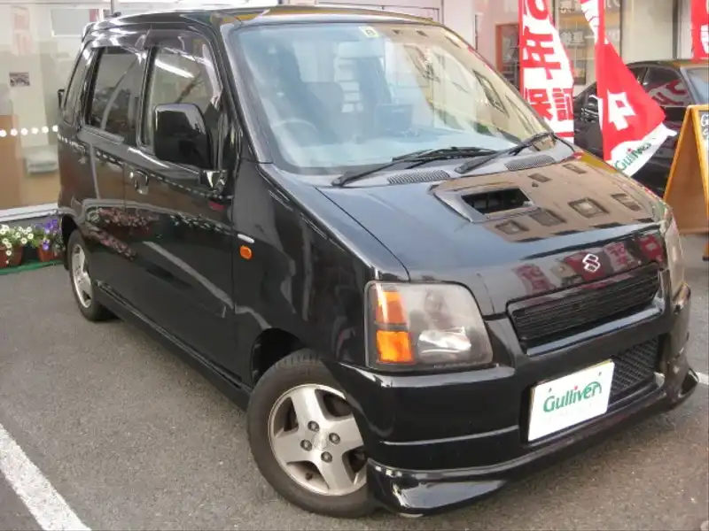 カタログ画像：ワゴンＲ（WAGON R） ＦＸ－Ｔエアロ 2000年6月 GF-MC11S 660cc ブルーイッシュブラックパール 燃費16.8km / l  メイン（その他）