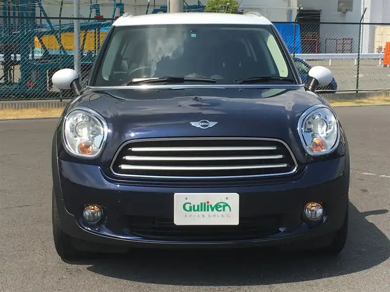 カタログ画像：ＭＩＮＩ（MINI） クーパー クロスオーバー オール４ 2013年9月 CBA-ZB16 1600cc コスミック・ブルー（メタリック） 燃費14.8km / l フロント