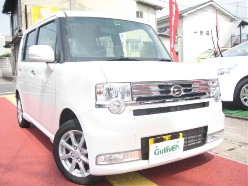 カタログ画像：ムーヴコンテ（MOVE CONTE） カスタム Ｇ 2011年6月 DBA-L585S 660cc パールホワイトⅢ 燃費24.5km / l  メイン