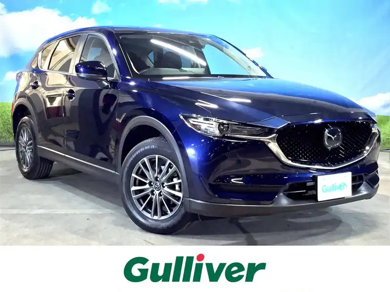 カタログ画像：ＣＸ－５（CX-5） ２０Ｓ スマートエディション 2020年5月 6BA-KFEP 2000cc ディープクリスタルブルーマイカ 燃費14.6km / l メイン