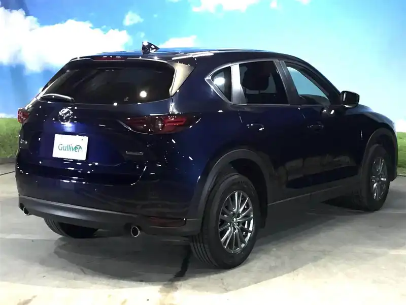 カタログ画像：ＣＸ－５（CX-5） ２０Ｓ スマートエディション 2020年5月 6BA-KFEP 2000cc ディープクリスタルブルーマイカ 燃費14.6km / l バック