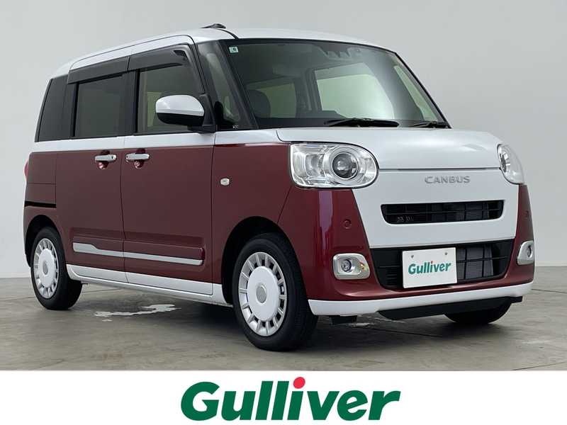 カタログ画像：ムーヴキャンバス（MOVE CANBUS） セオリーＧ 2025年6月 5BA-LA850S 660cc ファイアークォーツレッドメタリック 燃費22.9km / l メイン（その他）