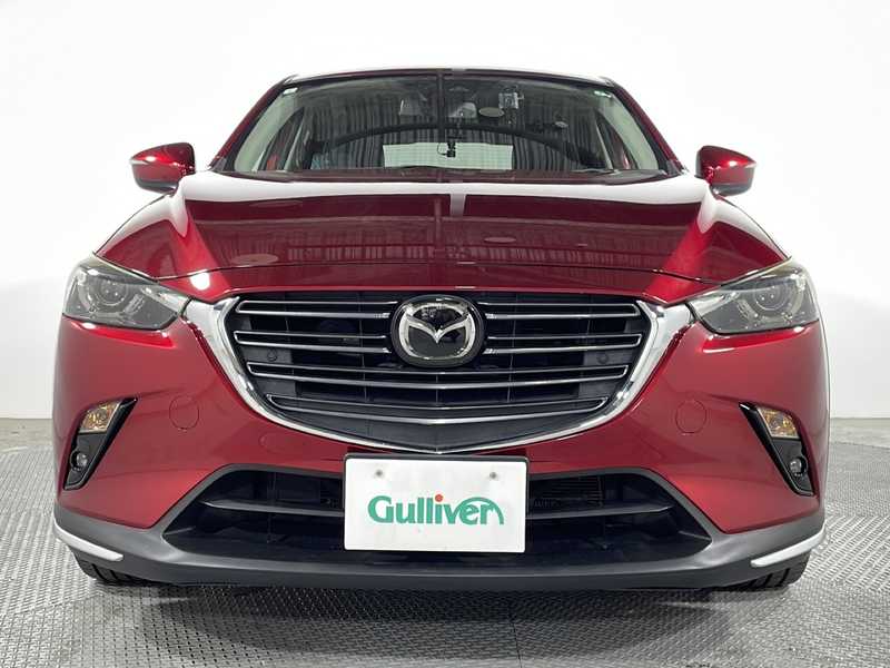 カタログ画像：ＣＸ－３（CX-3） ２０Ｓ プロアクティブ Ｓパッケージ 2020年6月 6BA-DKEAW 2000cc ソウルレッドクリスタルメタリック 燃費15.2km / l フロント