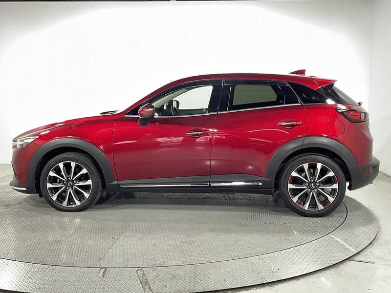 カタログ画像：ＣＸ－３（CX-3） ２０Ｓ プロアクティブ Ｓパッケージ 2020年6月 6BA-DKEAW 2000cc ソウルレッドクリスタルメタリック 燃費15.2km / l 外装