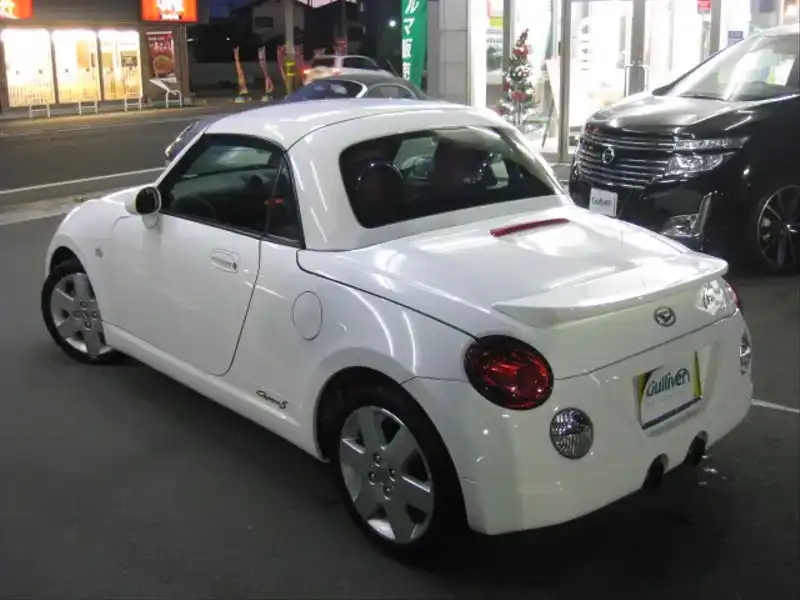 カタログ画像：コペン（COPEN） レザーパッケージ 2008年12月 ABA-L880K 660cc ホワイト 燃費15.2km / l  バック