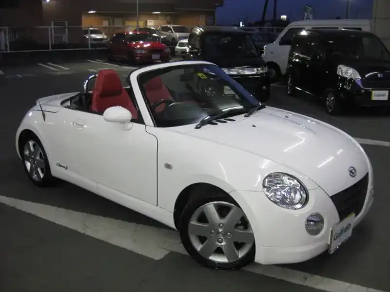 カタログ画像：コペン（COPEN） レザーパッケージ 2008年12月 ABA-L880K 660cc ホワイト 燃費15.2km / l  外装