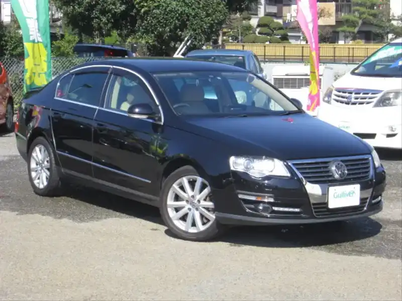 カタログ画像：パサート（PASSAT） Ｖ６ ４モーション 2006年4月 GH-3CAXZF 3200cc シャドーブルーメタリック 燃費8.9km / l  メイン（その他）