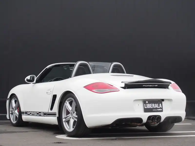 カタログ画像：ボクスター（BOXSTER） ボクスターＳ 2011年6月 ABA-987MA121 3400cc キャララホワイト バック