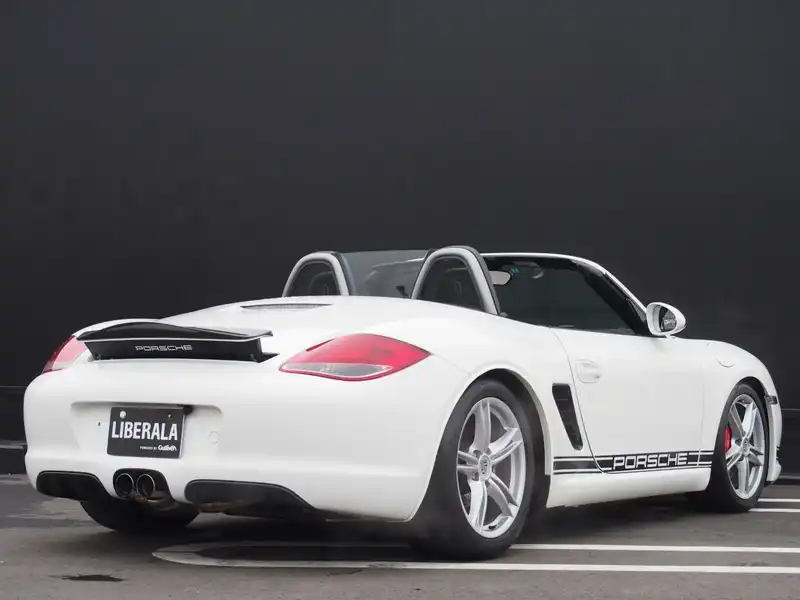 カタログ画像：ボクスター（BOXSTER） ボクスターＳ 2010年7月 ABA-987MA121 3400cc キャララホワイト バック