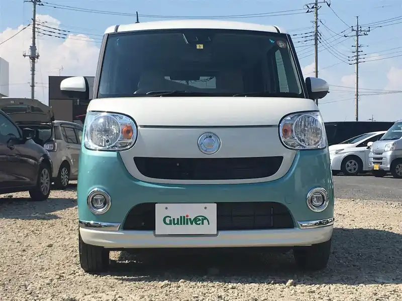 カタログ画像：ムーヴキャンバス（MOVE CANBUS） Ｘメイクアップリミテッド ＳＡⅢ 2019年6月 5BA-LA800S 660cc パールホワイトIII×ファインミントメタリック 燃費20.6km / l メイン