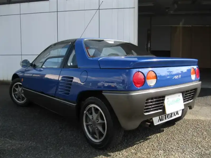 2501730 | カタログ画像：オートザムＡＺ－１（AUTOZAM AZ-1） ＡＺ－１ 1992年10月 E-PG6SA 660cc サイベリアブルー／ベネシアングレーメタリック バック