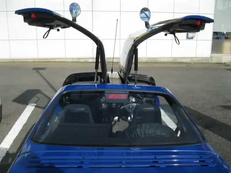 カタログ画像：オートザムＡＺ－１（AUTOZAM AZ-1） ＡＺ－１ 1992年10月 E-PG6SA 660cc サイベリアブルー／ベネシアングレーメタリック 燃費18.4km / l  外装