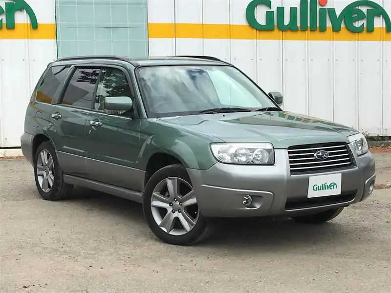 カタログ画像：フォレスター（FORESTER） Ｌ．Ｌ．Ｂｅａｎエディション 2005年1月 CBA-SG5 2000cc エバーグリーン・メタリック／カーボングレー・メタリック 燃費13.0km / l  メイン