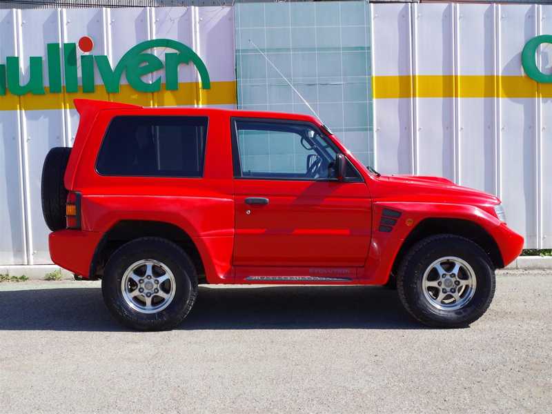 カタログ画像：パジェロ（PAJERO） Ｊトップ ＪＳ 1998年2月 E-V23C 3000cc パルマーレッド（Ｓ） 外装